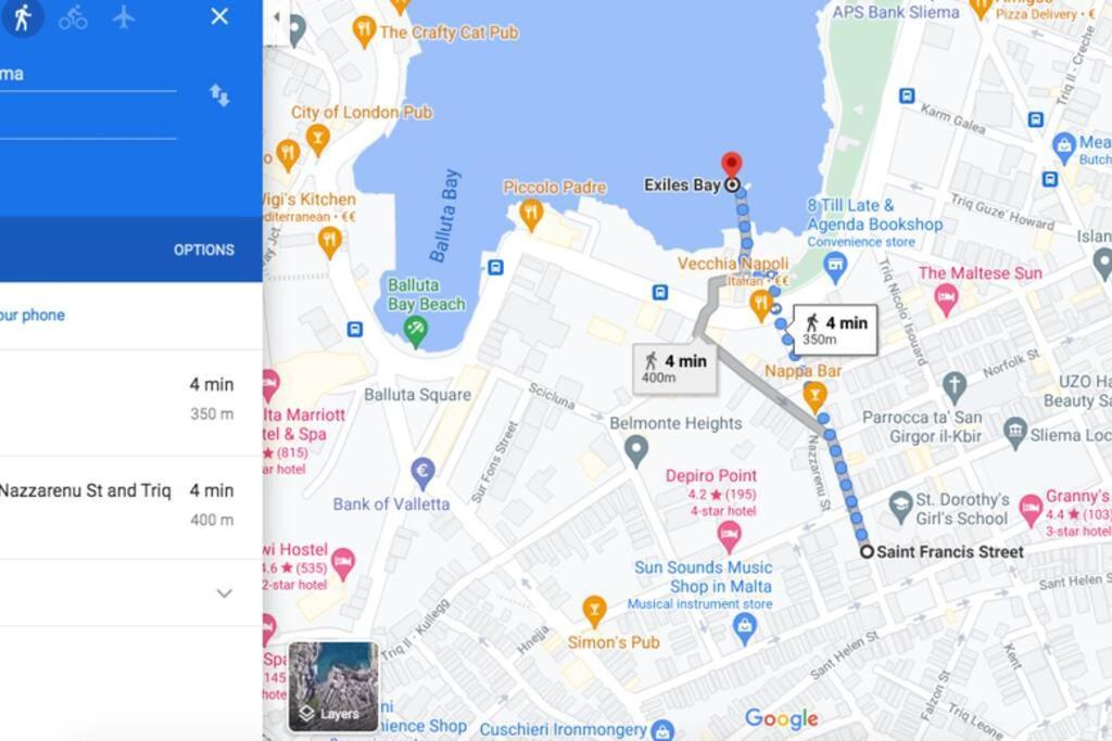 Sliema, Stylish 2 Bedroom Apartment With Parking Exterior photo